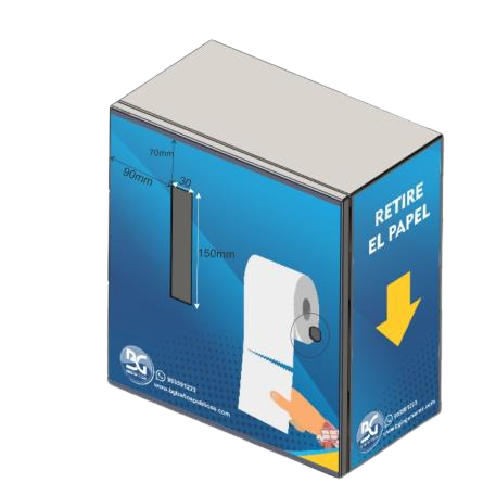 Expendedora de papel higiénico